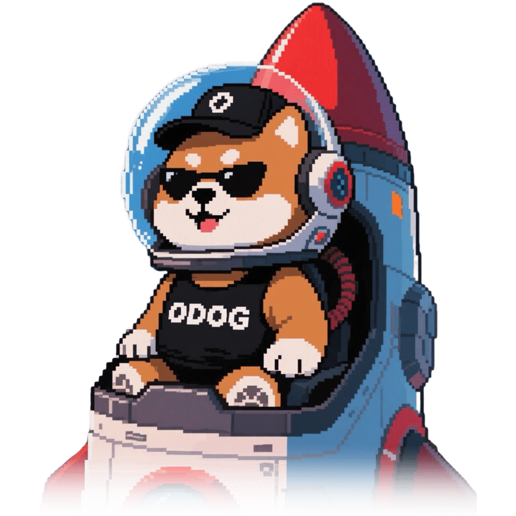ODOG meme character in pixel art